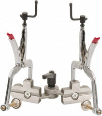 Strong Hand Tools - Adjustable Angle, 2 Axes, 8-1/2" Long, 3" Max Capacity, Angle & Corner Clamp - 30 to 275° Clamping Angle, 3" Throat Depth - Exact Tooling