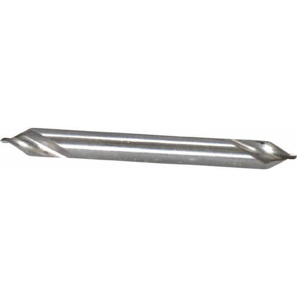 Keo - #2/0 Plain Cut 60° Incl Angle High Speed Steel Combo Drill & Countersink - Exact Tooling