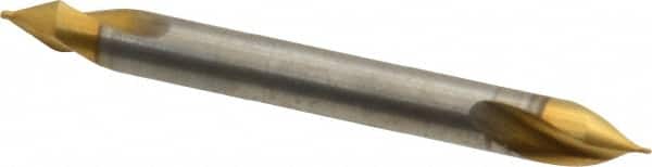 Keo - #4/0 Plain Cut 60° Incl Angle High Speed Steel Combo Drill & Countersink - Exact Tooling