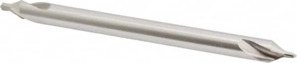 Keo - #4-1/2 Plain Cut 60° Incl Angle High Speed Steel Combo Drill & Countersink - Exact Tooling