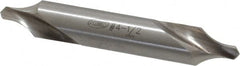 Keo - #4-1/2 Radius Cut 60° Incl Angle High Speed Steel Combo Drill & Countersink - Exact Tooling
