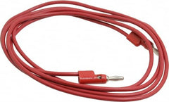 Pomona - Red Electrical Test Equipment Banana Plug - Use with 1581, 2854 Banana Plugs, Standard Banana Plugs - Exact Tooling