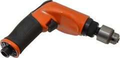Dotco - 1/4" Keyed Chuck - Pistol Grip Handle, 5,200 RPM, 0.6 hp, 90 psi - Exact Tooling
