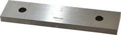 Mitutoyo - 6" Rectangular Steel Gage Block - Accuracy Grade 0, Includes Certificate of Inspection - Exact Tooling