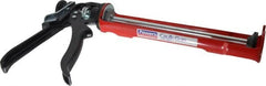 Powers Fasteners - 10 oz Half Barrel Frame Manual Caulk/Adhesive Applicator - Use with Power Fastner Push-Pak Cartridge & Power Fastner T308+ Epoxy Adhesive Anchoring System & Quik-Shot Carridge - Exact Tooling