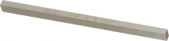 Cleveland - M2 High Speed Steel Square Tool Bit Blank - 1/8" Wide x 1/8" High x 2-1/2" OAL, 2 Beveled Ends, 10° Bevel Angle, Ground - Exact Tooling
