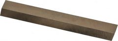Cleveland - M42 Cobalt Square Tool Bit Blank - 1/4" Wide x 1/4" High x 2-1/2" OAL, 2 Beveled Ends, 10° Bevel Angle, Ground - Exact Tooling