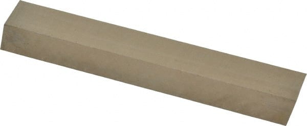Cleveland - M42 Cobalt Square Tool Bit Blank - 1/2" Wide x 1/2" High x 4" OAL, 2 Beveled Ends, 10° Bevel Angle, Ground - Exact Tooling