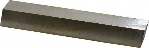 Cleveland - M42 Cobalt Square Tool Bit Blank - 5/8" Wide x 5/8" High x 4-1/2" OAL, 2 Beveled Ends, 10° Bevel Angle, Ground - Exact Tooling