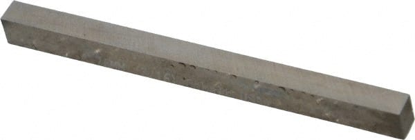Cleveland - M42 Cobalt Square Tool Bit Blank - 3/16" Wide x 3/16" High x 2-1/2" OAL, 2 Beveled Ends, 10° Bevel Angle, Ground - Exact Tooling