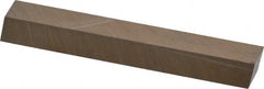Cleveland - M42 Cobalt Square Tool Bit Blank - 5/16" Wide x 5/16" High x 2-1/2" OAL, 2 Beveled Ends, 10° Bevel Angle, Ground - Exact Tooling