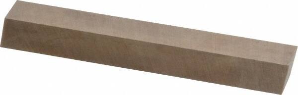 Cleveland - M42 Cobalt Square Tool Bit Blank - 3/8" Wide x 3/8" High x 3" OAL, 2 Beveled Ends, 10° Bevel Angle, Ground - Exact Tooling