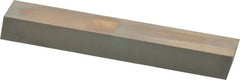 Cleveland - M42 Cobalt Square Tool Bit Blank - 1/2" Wide x 1/2" High x 4" OAL, 2 Beveled Ends, 10° Bevel Angle, Ground - Exact Tooling