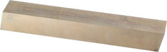 Cleveland - M42 Cobalt Square Tool Bit Blank - 1-1/4" Wide x 1-1/4" High x 9" OAL, 2 Beveled Ends, 10° Bevel Angle, Ground - Exact Tooling