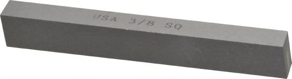 Cleveland - T15 Cobalt Square Tool Bit Blank - 3/8" Wide x 3/8" High x 3" OAL, 2 Beveled Ends, 10° Bevel Angle, Ground - Exact Tooling