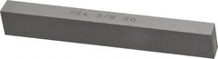Cleveland - T15 Cobalt Square Tool Bit Blank - 3/8" Wide x 3/8" High x 3" OAL, 2 Beveled Ends, 10° Bevel Angle, Ground - Exact Tooling