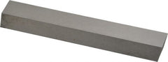 Cleveland - T15 Cobalt Square Tool Bit Blank - 1/2" Wide x 1/2" High x 4" OAL, 2 Beveled Ends, 10° Bevel Angle, Ground - Exact Tooling