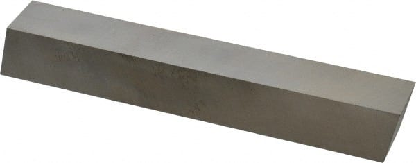 Cleveland - T15 Cobalt Square Tool Bit Blank - 1" Wide x 1" High x 7" OAL, 2 Beveled Ends, 10° Bevel Angle, Ground - Exact Tooling