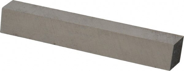 Cleveland - M2 High Speed Steel Rectangular Tool Bit Blank - 1/4" Wide x 3/8" High x 2-1/2" OAL, 2 Beveled Ends, 10° Bevel Angle, Ground - Exact Tooling