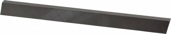 Cleveland - M2 High Speed Steel Rectangular Tool Bit Blank - 1/4" Wide x 1/2" High x 6" OAL, 2 Beveled Ends, 10° Bevel Angle, Ground - Exact Tooling
