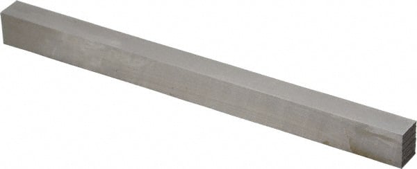 Cleveland - M2 High Speed Steel Rectangular Tool Bit Blank - 3/8" Wide x 1/2" High x 6" OAL, 2 Beveled Ends, 10° Bevel Angle, Ground - Exact Tooling