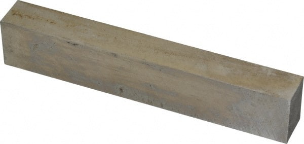 Cleveland - M2 High Speed Steel Rectangular Tool Bit Blank - 1/2" Wide x 3/4" High x 4" OAL, 2 Beveled Ends, 10° Bevel Angle, Ground - Exact Tooling