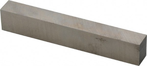 Cleveland - M42 Cobalt Rectangular Tool Bit Blank - 3/8" Wide x 1/2" High x 3" OAL, 2 Beveled Ends, 10° Bevel Angle, Ground - Exact Tooling