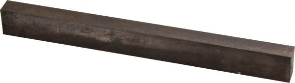 Cleveland - M42 Cobalt Rectangular Tool Bit Blank - 3/8" Wide x 5/8" High x 6" OAL, 2 Beveled Ends, 10° Bevel Angle, Ground - Exact Tooling