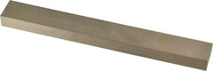 Cleveland - M42 Cobalt Rectangular Tool Bit Blank - 3/8" Wide x 3/4" High x 6" OAL, 2 Beveled Ends, 10° Bevel Angle, Ground - Exact Tooling