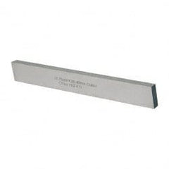 Cleveland - M42 Cobalt Rectangular Tool Bit Blank - 1/2" Wide x 1" High x 8" OAL, 2 Beveled Ends, 10° Bevel Angle, Ground - Exact Tooling