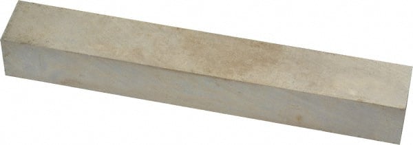 Cleveland - M42 Cobalt Rectangular Tool Bit Blank - 5/8" Wide x 3/4" High x 5" OAL, 2 Beveled Ends, 10° Bevel Angle, Ground - Exact Tooling