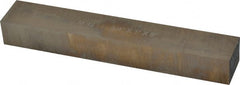 Cleveland - M42 Cobalt Rectangular Tool Bit Blank - 3/4" Wide x 1" High x 6" OAL, 2 Beveled Ends, 10° Bevel Angle, Ground - Exact Tooling