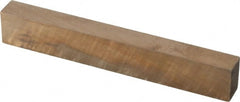 Cleveland - M42 Cobalt Rectangular Tool Bit Blank - 1/4" Wide x 3/8" High x 2-1/2" OAL, 2 Beveled Ends, 10° Bevel Angle, Ground - Exact Tooling