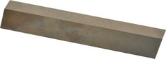 Cleveland - M42 Cobalt Rectangular Tool Bit Blank - 3/8" Wide x 5/8" High x 4" OAL, 2 Beveled Ends, 10° Bevel Angle, Ground - Exact Tooling