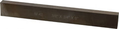 Cleveland - M42 Cobalt Rectangular Tool Bit Blank - 3/8" Wide x 3/4" High x 6" OAL, 2 Beveled Ends, 10° Bevel Angle, Ground - Exact Tooling