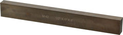 Cleveland - M42 Cobalt Rectangular Tool Bit Blank - 1/2" Wide x 1" High x 8" OAL, 2 Beveled Ends, 10° Bevel Angle, Ground - Exact Tooling