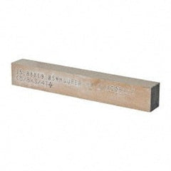Cleveland - M42 Cobalt Rectangular Tool Bit Blank - 5/8" Wide x 3/4" High x 5" OAL, 2 Beveled Ends, 10° Bevel Angle, Ground - Exact Tooling