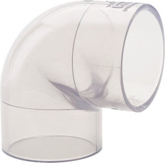 Made in USA - 2" PVC Plastic Pipe Fitting - Schedule 40, Slip x Slip End Connections - Exact Tooling