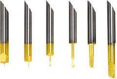 Seco - 3mm Min Bore Diam, 4.7mm Max Bore Depth, 4mm Shank Diam, Boring Bar - Right Hand Cut, Solid Carbide - Exact Tooling