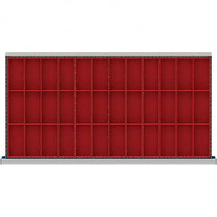LISTA - 36-Compartment Drawer Divider Layout for 3.15" High Drawers - Exact Tooling