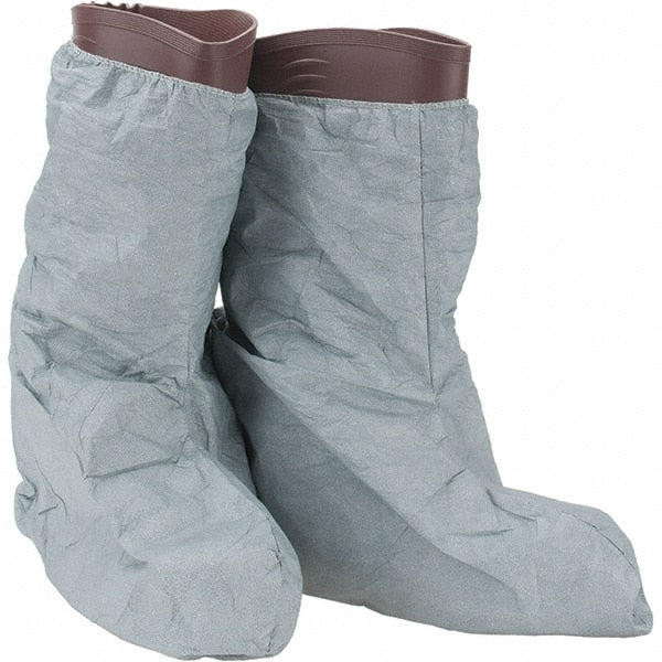 Dupont - Size Universal, ProShield 3, Non-Skid Boot Cover - Grey, Non-Chemical Resistant - Exact Tooling