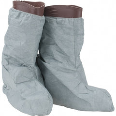 Dupont - Size Universal, ProShield 3, Non-Skid Boot Cover - Grey, Non-Chemical Resistant - Exact Tooling