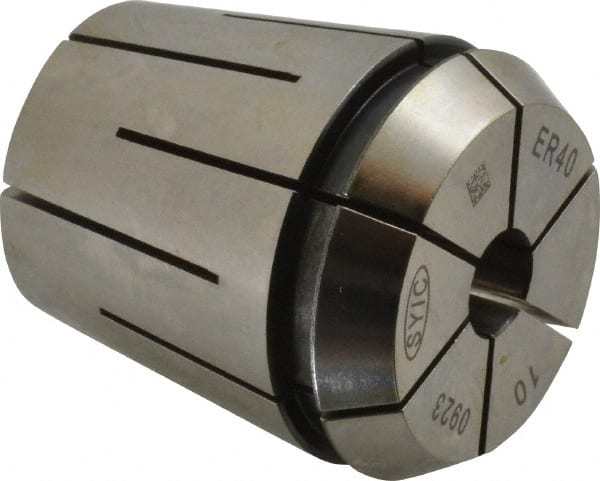 Parlec - 10mm ER40 Coolant Collet - 1.811" OAL, 1.614" Overall Diam - Exact Tooling