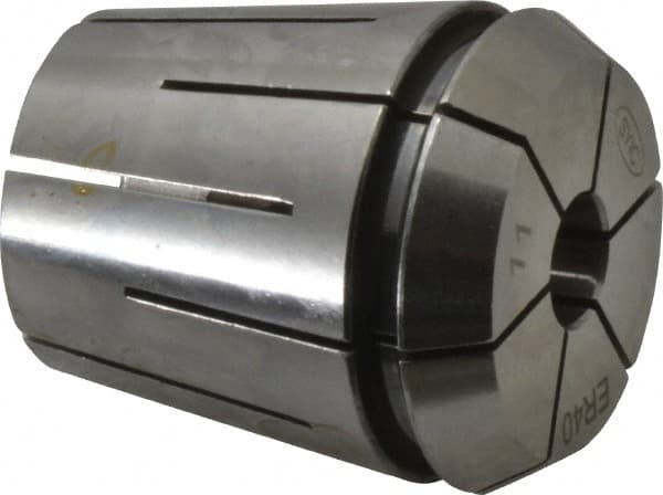 Parlec - 11mm ER40 Coolant Collet - 1.811" OAL, 1.614" Overall Diam - Exact Tooling