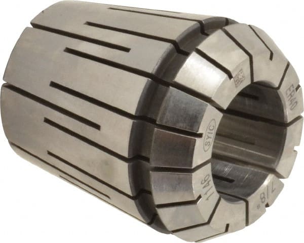 Parlec - 7/8" ER40 Coolant Collet - 1.811" OAL, 1.614" Overall Diam - Exact Tooling