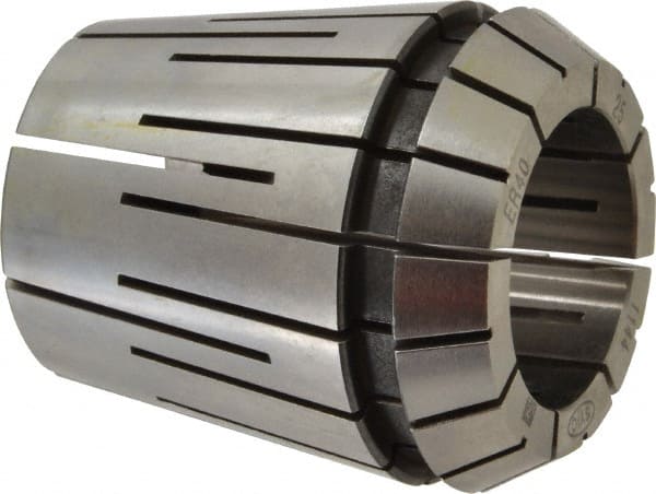 Parlec - 25mm ER40 Coolant Collet - 1.811" OAL, 1.614" Overall Diam - Exact Tooling