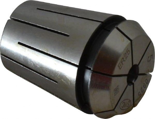 Parlec - 5mm ER25 Coolant Collet - 1.338" OAL, 1.023" Overall Diam - Exact Tooling