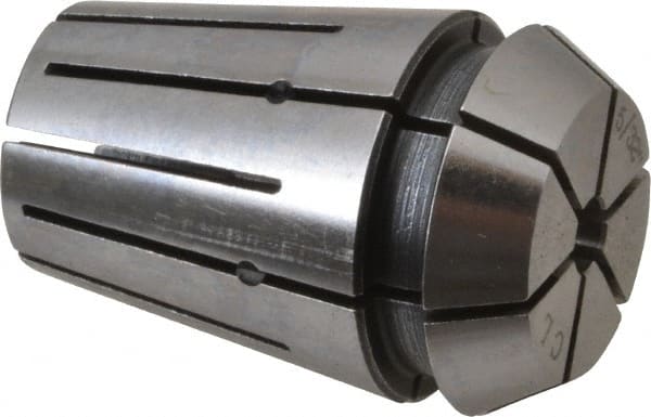 Parlec - 4mm ER20 Coolant Collet - 1.24" OAL, 0.827" Overall Diam - Exact Tooling