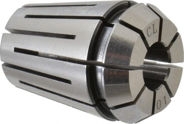 Parlec - 10mm ER25 Coolant Collet - 1.338" OAL, 1.023" Overall Diam - Exact Tooling