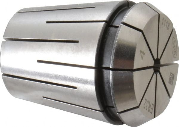 Parlec - 4mm ER32 Coolant Collet - 1.574" OAL, 1.3" Overall Diam - Exact Tooling